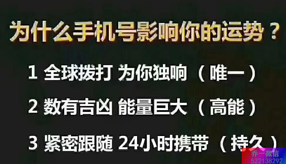 贵港易经数字能量老师 暗示发财的手机尾号6